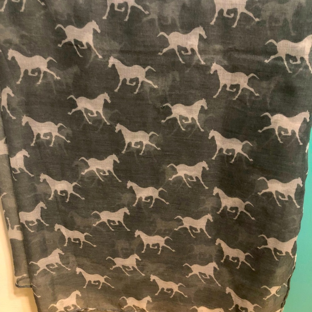 Vintage equestrian scarf